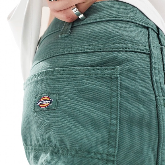 ❤️Dickies Duck carpenter pants in Green Wide-Leg Pants - Picture 6 of 7